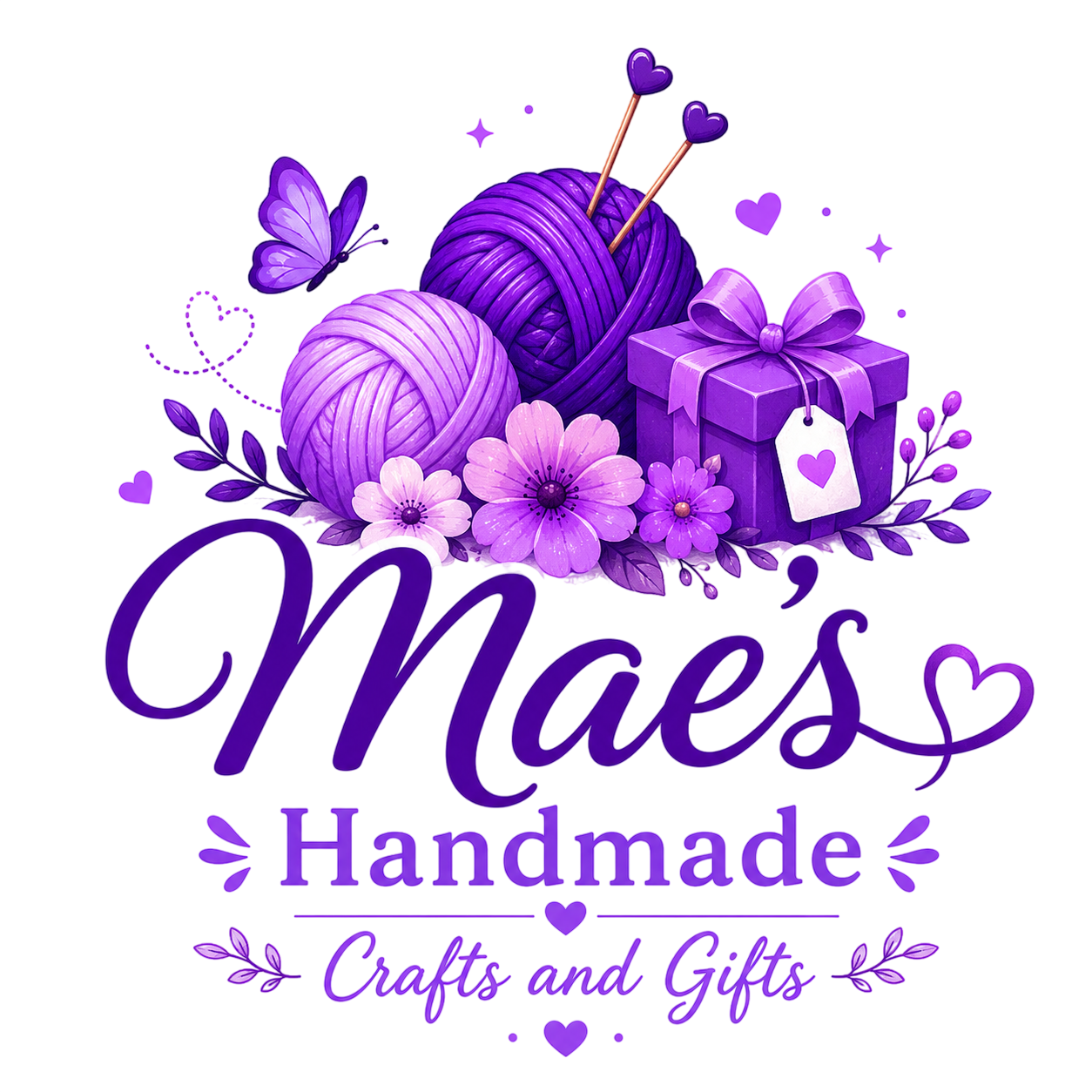 Mae's Handmade Crafts Logo